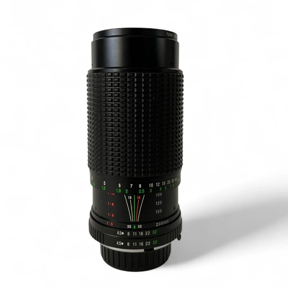 Toyo Optics Black Camera Lens